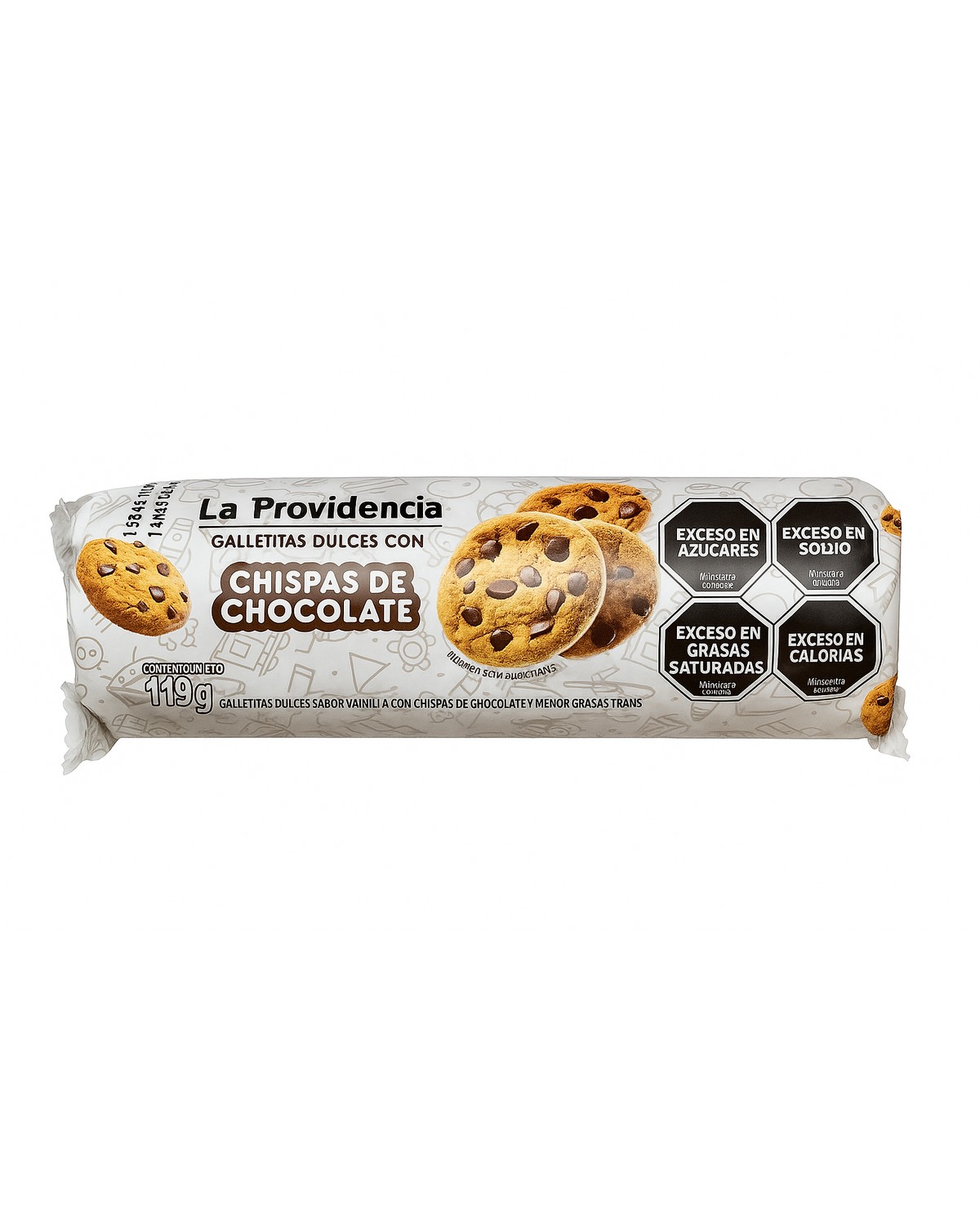 Galletas La Providencia Con Chispas de Chocolate x 119 Gr